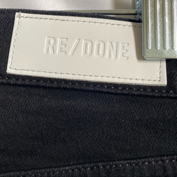 RE/DONE 90s High Rise Ankle Crop Black Jeans NWT - Picture 11 of 15